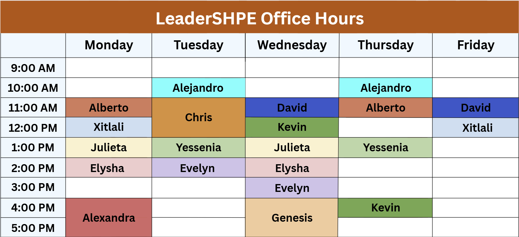 LeaderSHPE Office Hours
